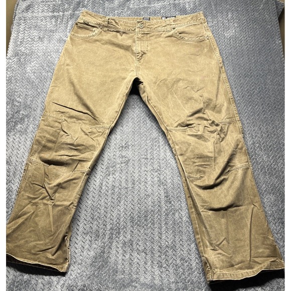 Kuhl Other - KUHL Rydr Pants Men's Size 42X30.5 Khaki Tan‎ Patina Dye Outdoors Workwear